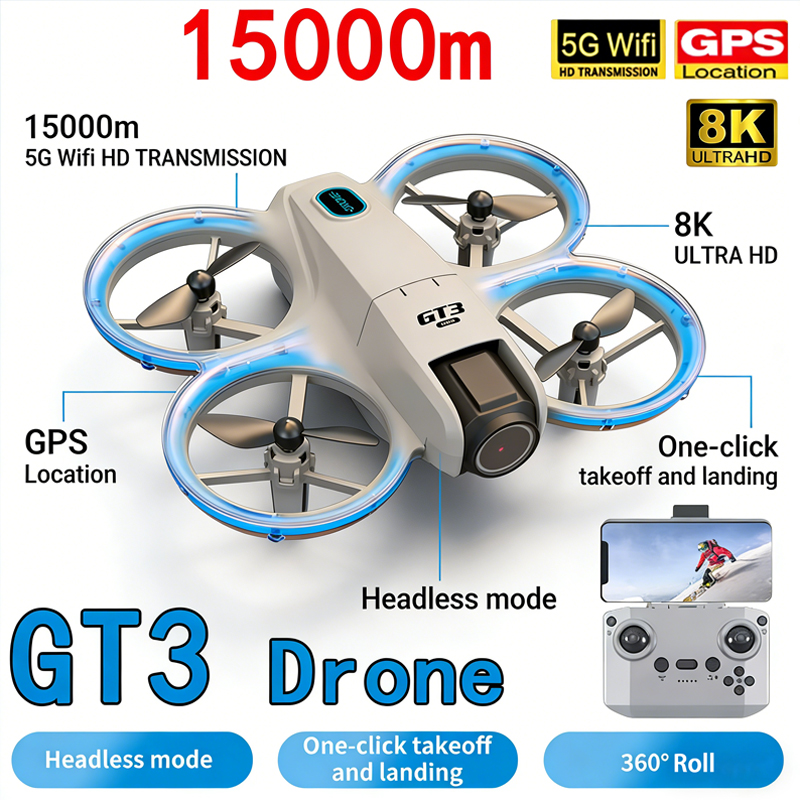 Drone Pro Rc Ufo - Nuovo GT3 MAX Drone 8K HD
