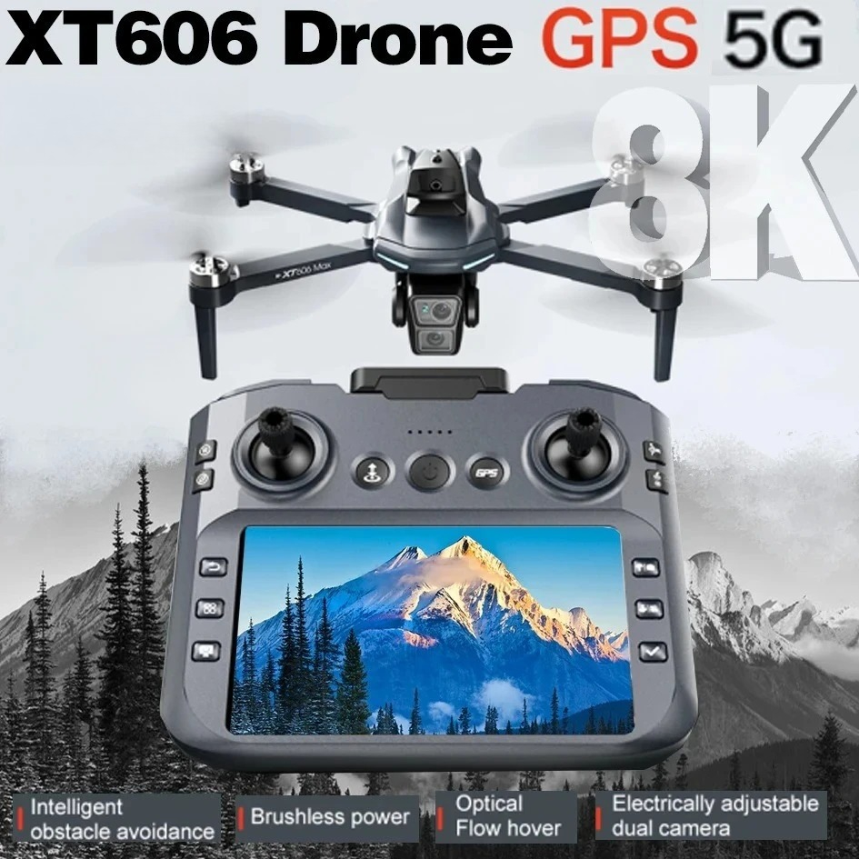 Drone E88Pro Rc 4K - Drone Originale XT606 Professionale con Fotocamera
