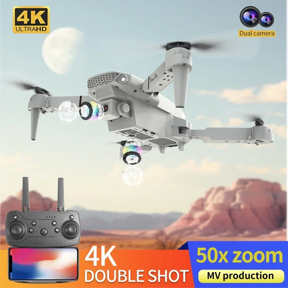 Drone Pro Rc Ufo - Drone Mini E88 con Telecamera 4K
