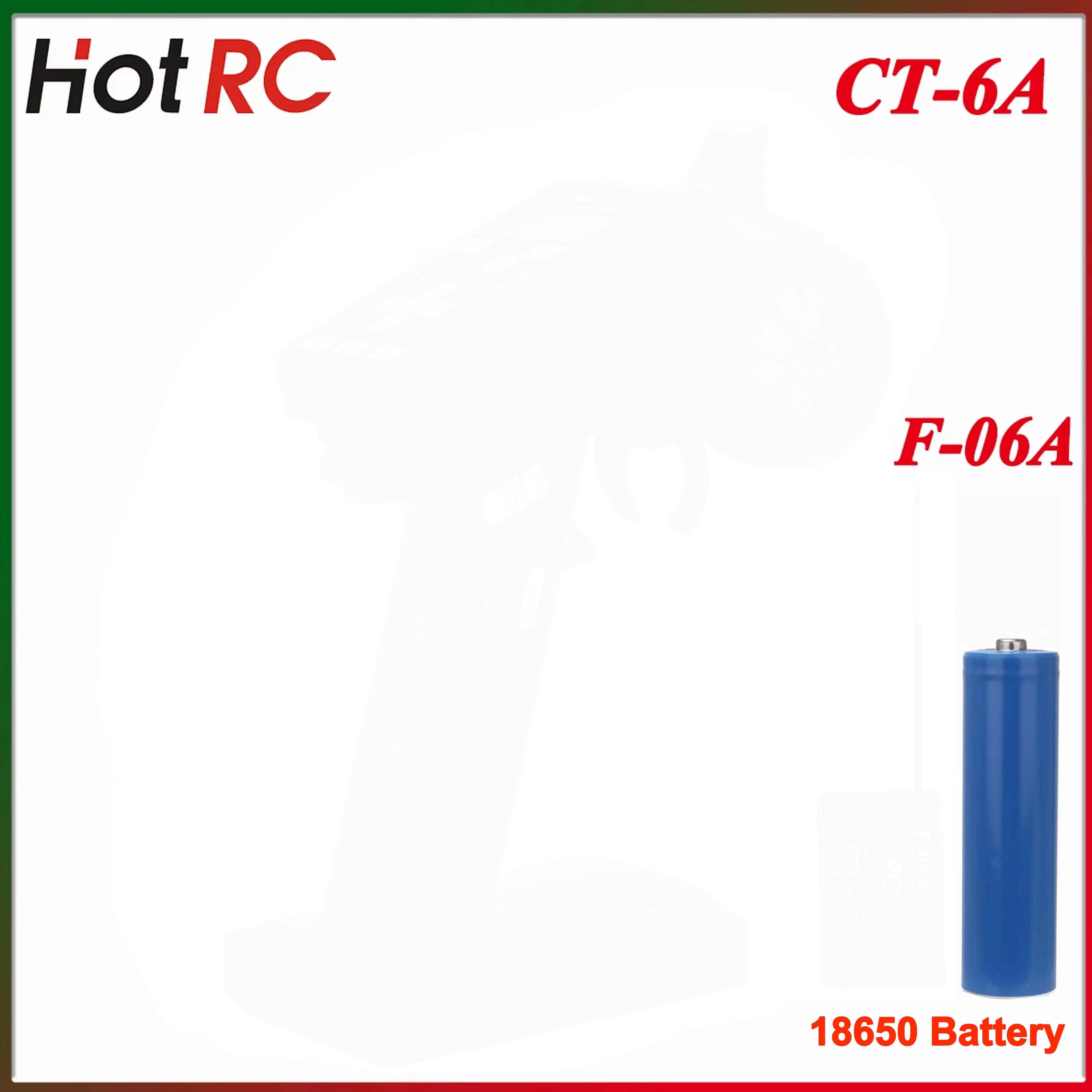 Drone Rc Receiver And Transmitter - Radiocomando HotRC CT-6A 2.4G a 6