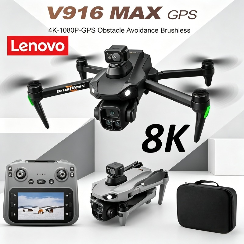 Drone E88Pro Rc 4K - Drone Professionale Lenovo V916MAX 8K HD