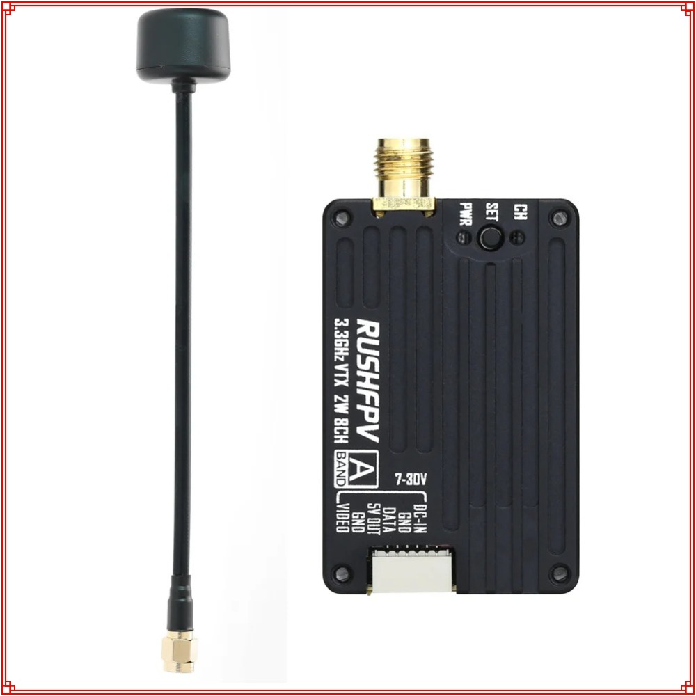 Drone Rc Receiver And Transmitter - Nuovo Trasmettitore RUSHFPV 3.3G 2W VTX