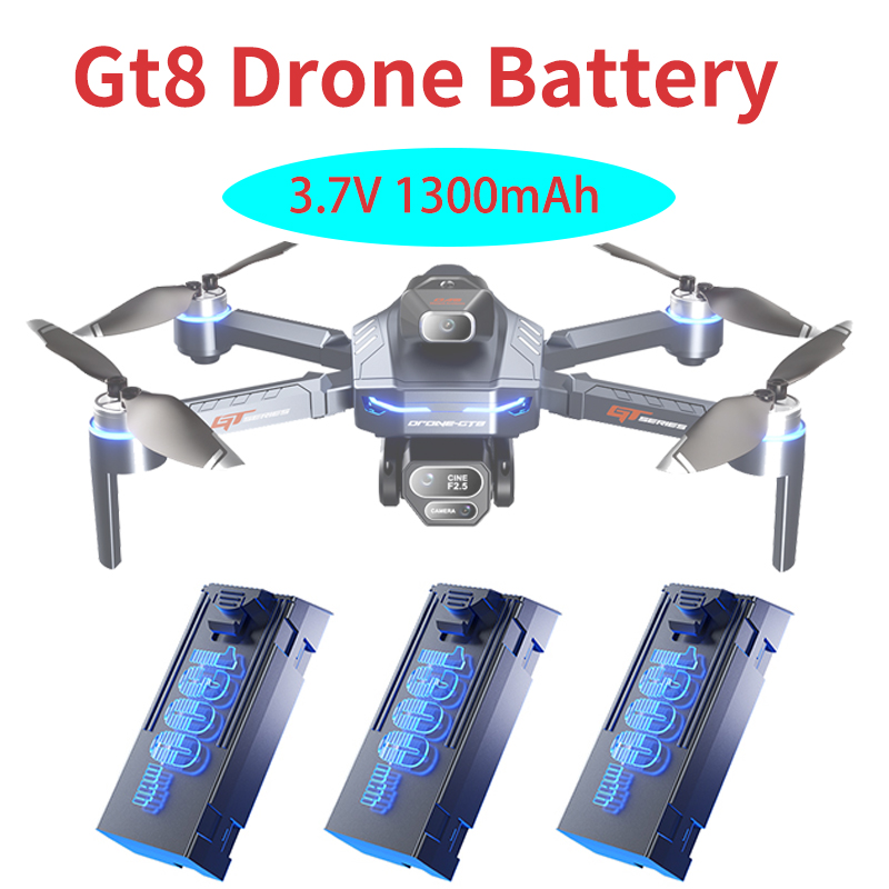 Drone Gt8 Rc - Originale 3.7V 1300mAh GT8 Drone Batteria