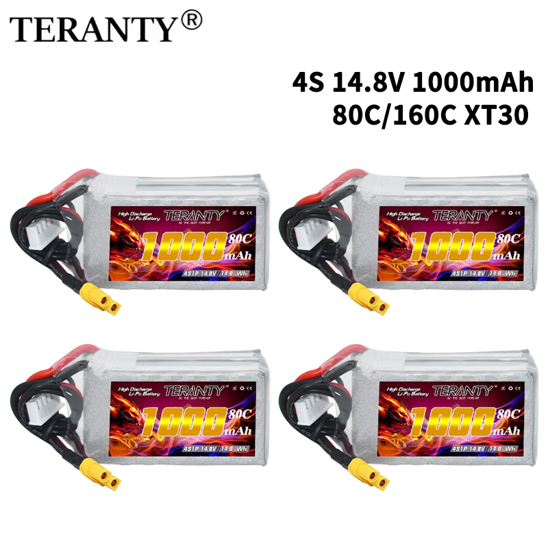 Drone Rcs - Batteria Lipo TERANTY 4S 1000mAh 14.8V