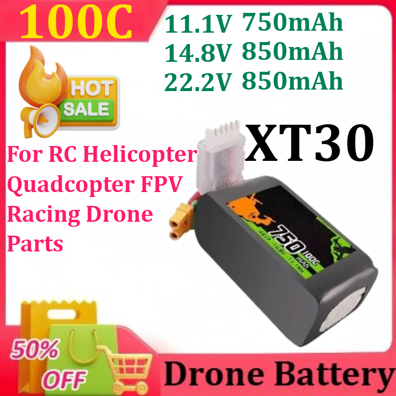 Drone Zll Rc - Nuovo 11.1/14.8/22.2V Lipo Batteria 750/850mAh 3S