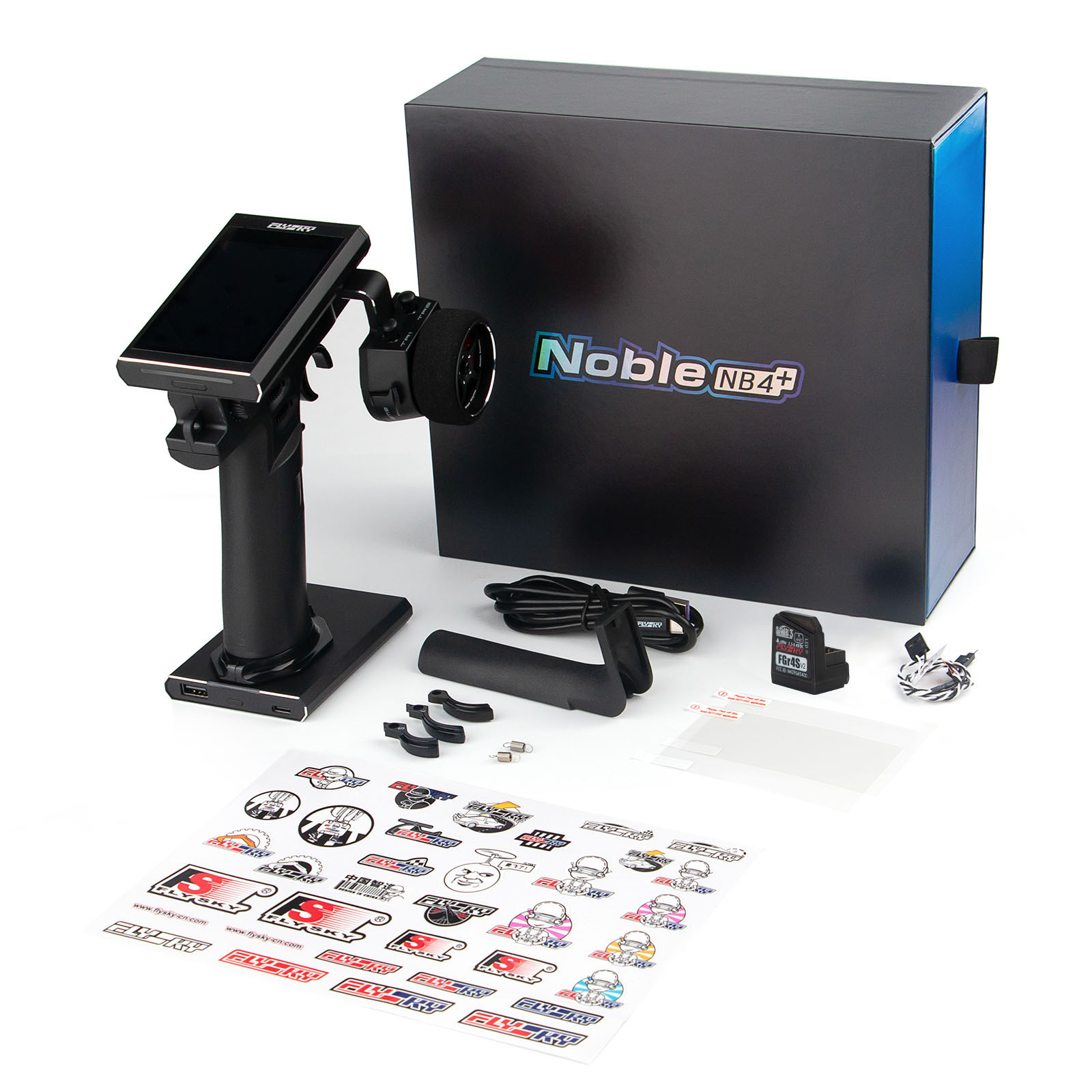Propeller Balancer Tool - Flysky Noble NB4+ 2.4G 8CH Trasmettitore