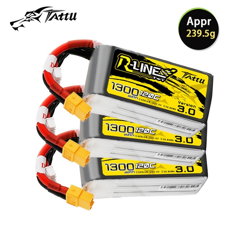 Drone Zll Rc - Batteria LiPo TATTU R-LINE 3.0 6S