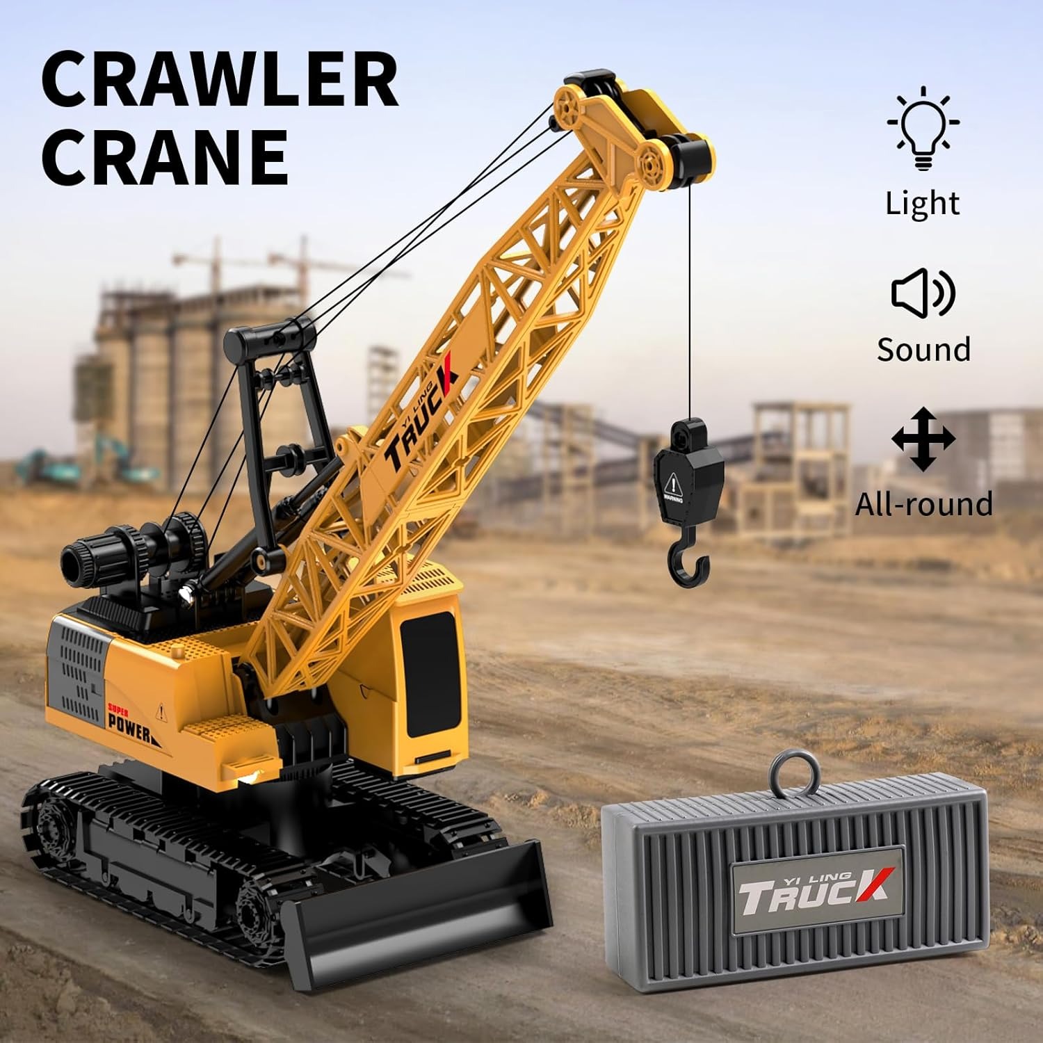 Drone Or Rc Car - Gru Giocattolo RC Crawler in Lega
