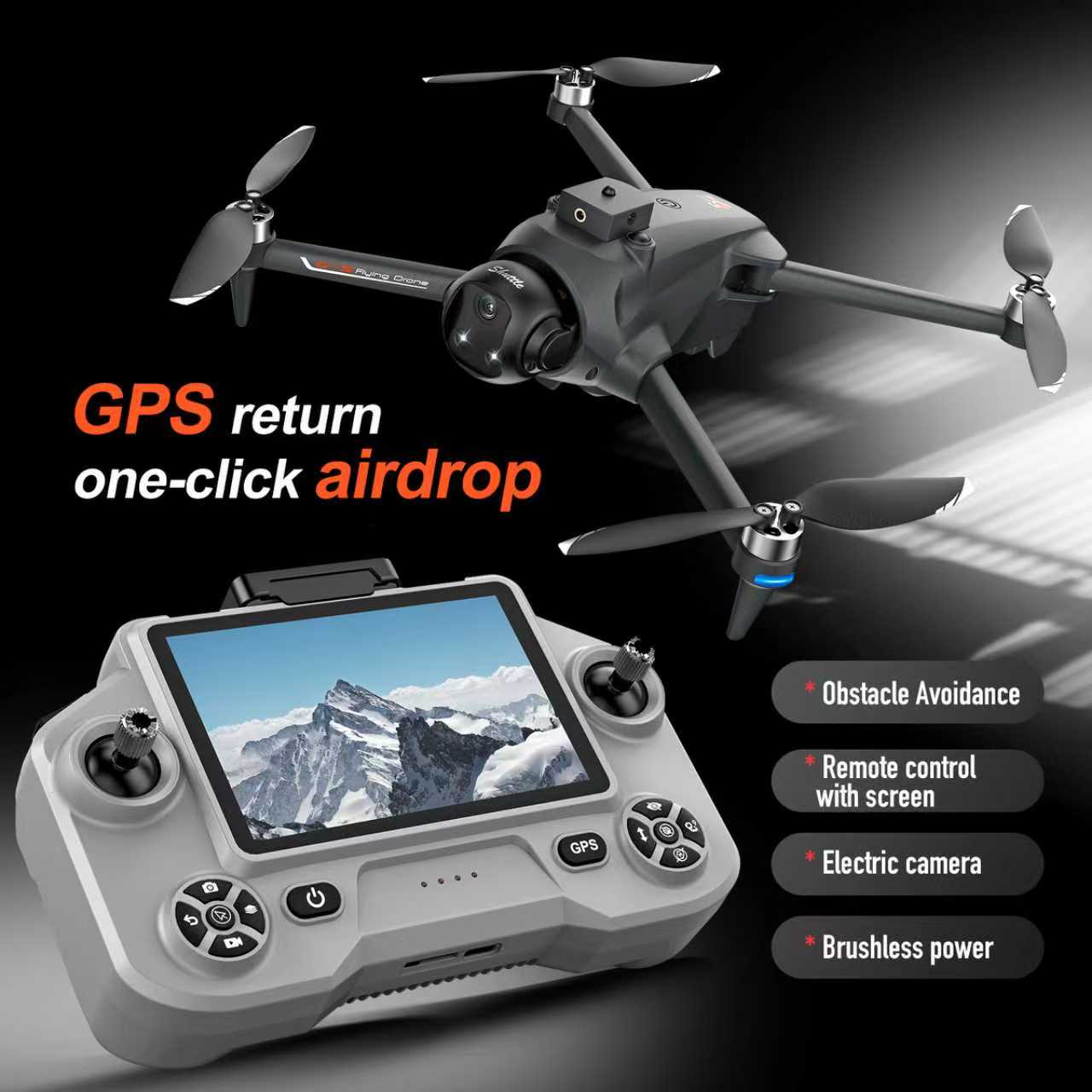 Drone E88Pro Rc 4K - Drone Quadricottero FPV GPS YL059 con