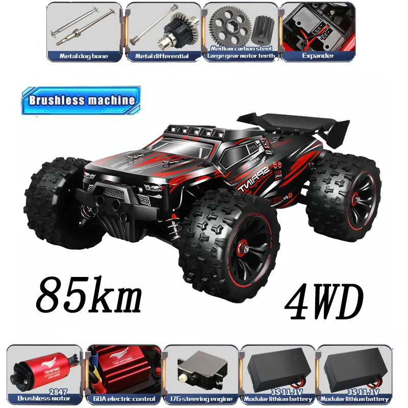 Drone Or Rc Car - 1:14 85KM/H o 50KM/H 4WD RC