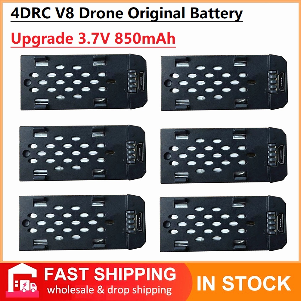 Drone Rcs - 4DRC V8 Drone Batteria Originale 3.7V