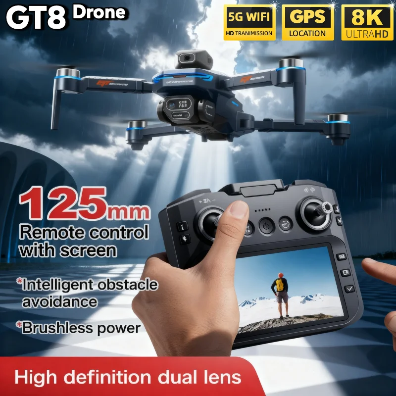 Drone Gt8 Rc - Drone RC Pieghevole LSRC GT8 con