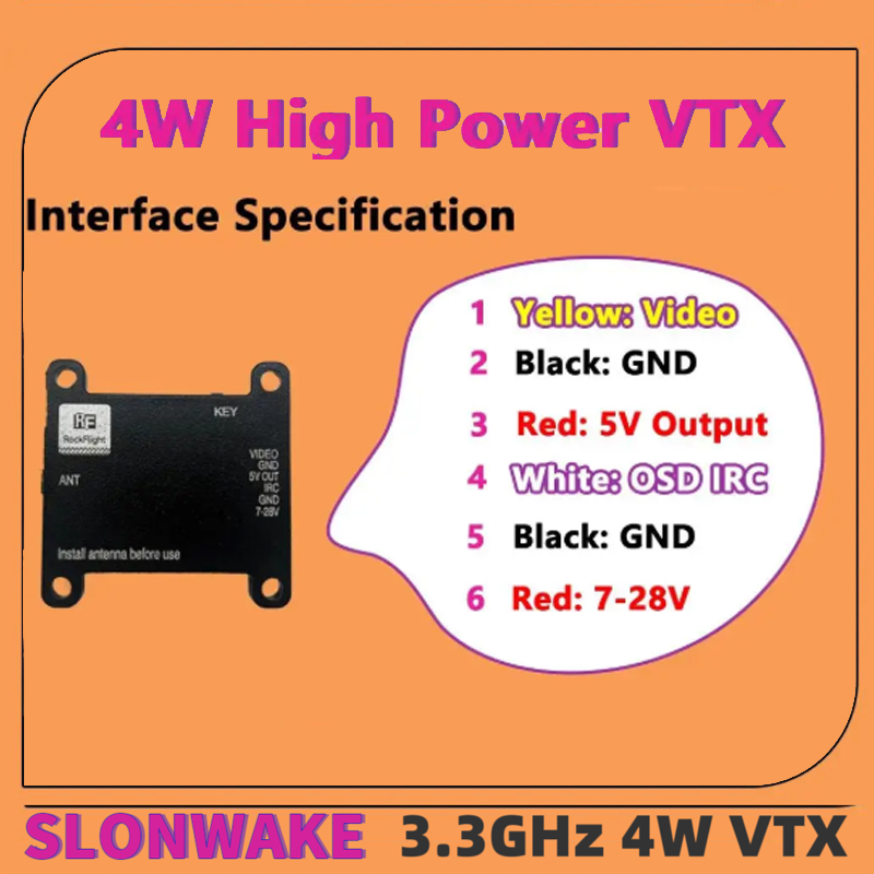 Trasmettitore Video VTX SLONWA - Drone Rc Receiver And Transmitter recensione e prezzo