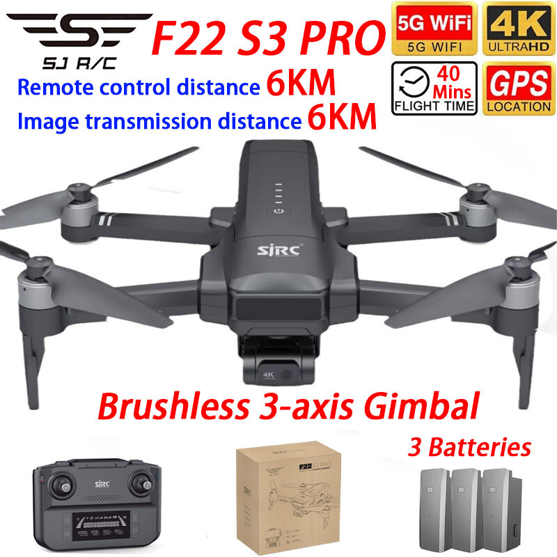 Drone SJRC F22 S3 PRO GPS 6KM  - Drone Sjrc recensione e prezzo