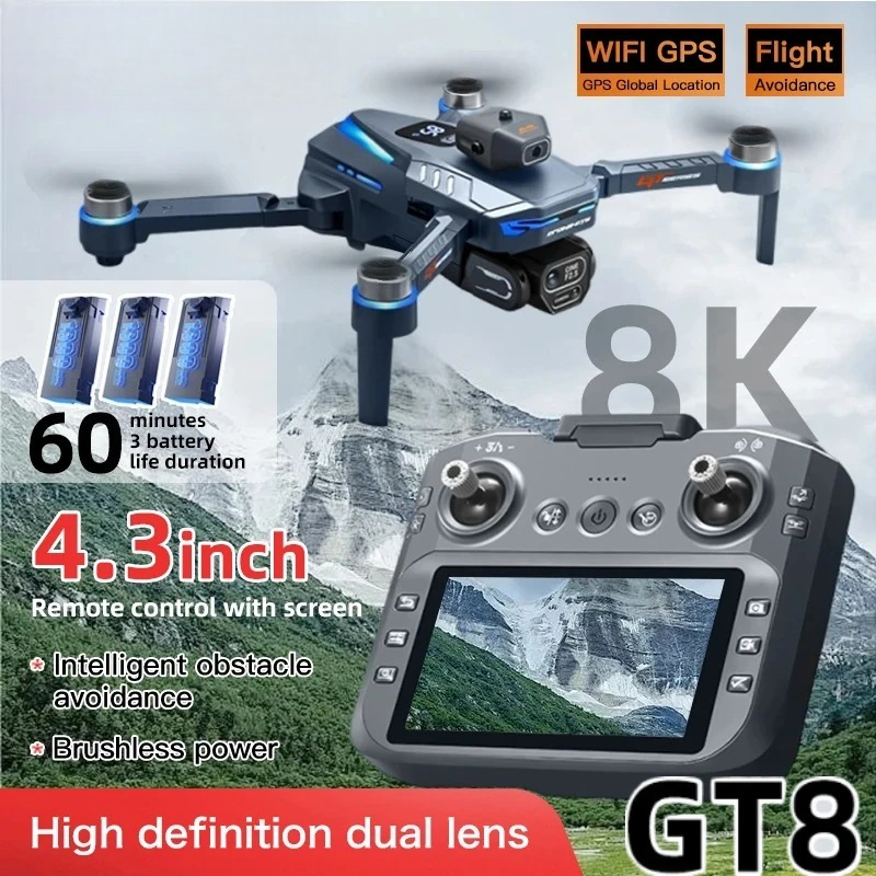 Drone Originale GT8 8K Profess - Drone Gt8 Rc recensione e prezzo