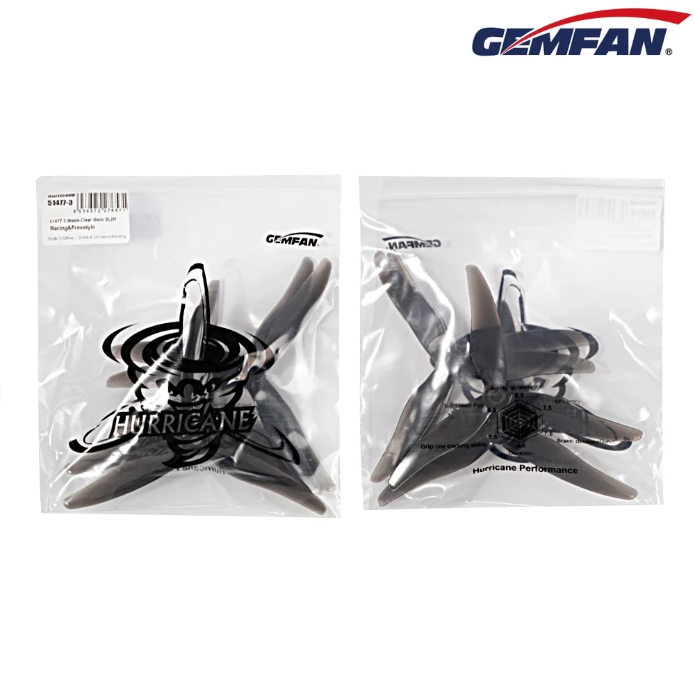 10 paia (10CW + 10CCW) Gemfan  - Drone Rcs recensione e prezzo
