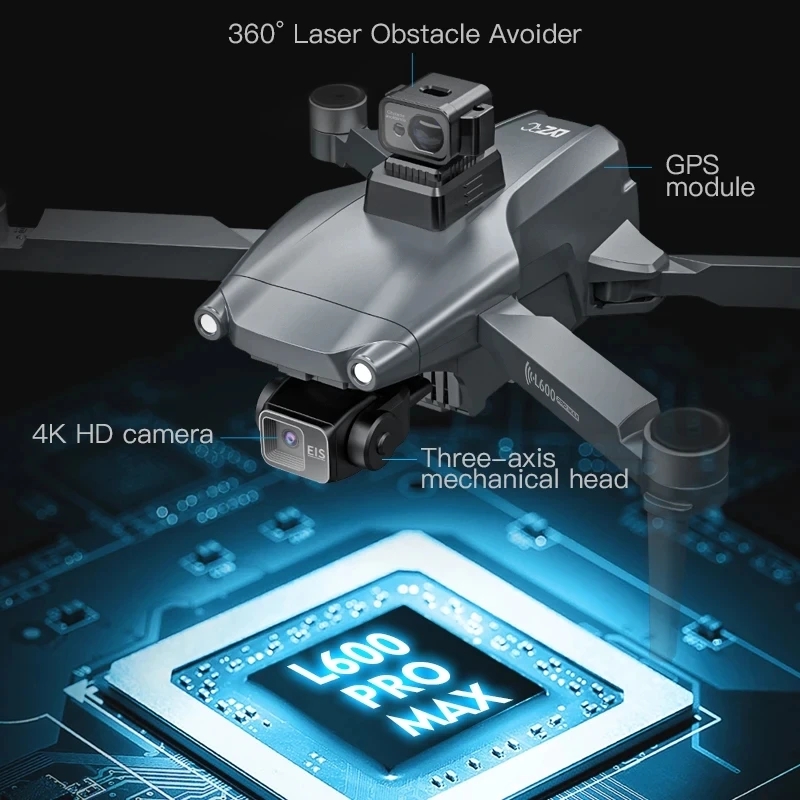 L600 PRO MAX GPS Drone Profess - Drone E88Pro Rc 4K recensione e prezzo