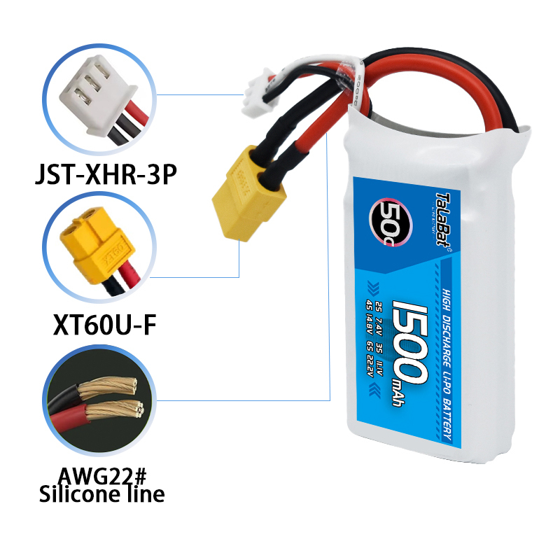 3 pezzi TalaBat 50C 1500mAh 7. - Drone Zll Rc recensione e prezzo