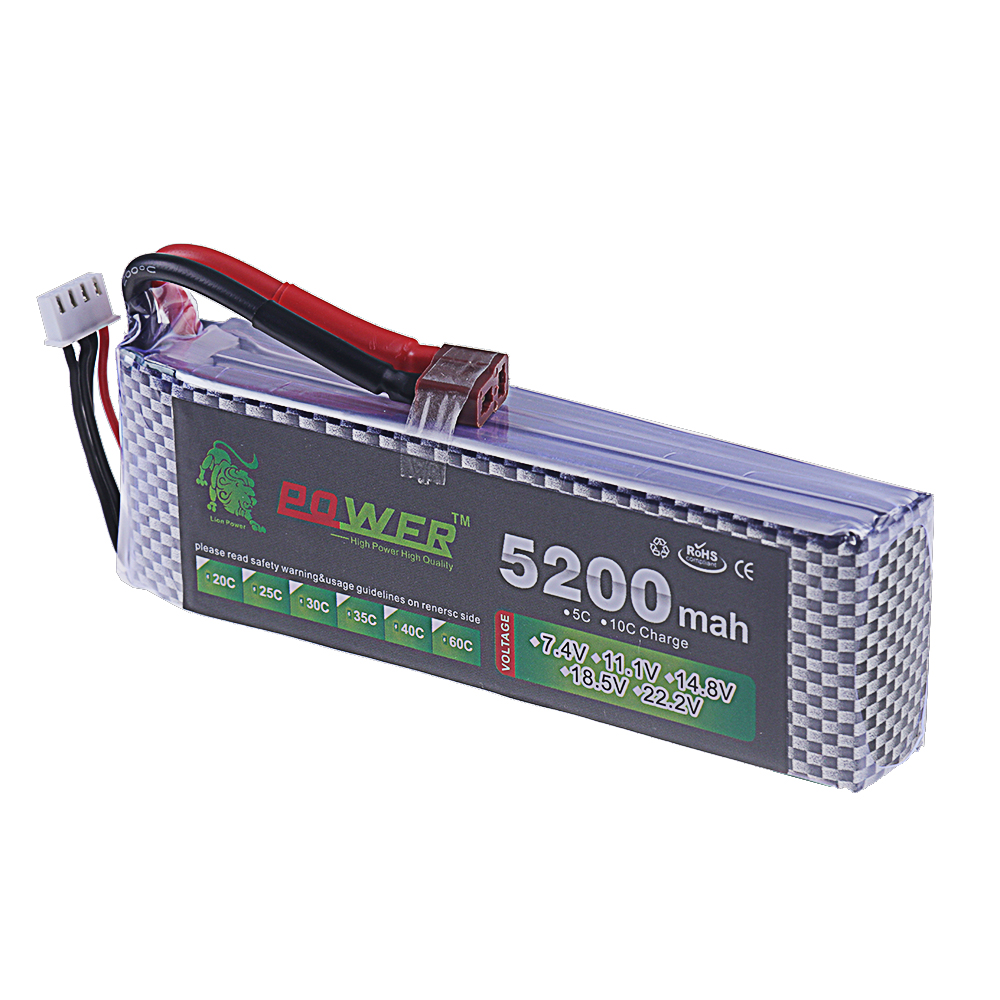 3S Lipo Batteria 11.1V 5200mah - Drone Rcs recensione e prezzo