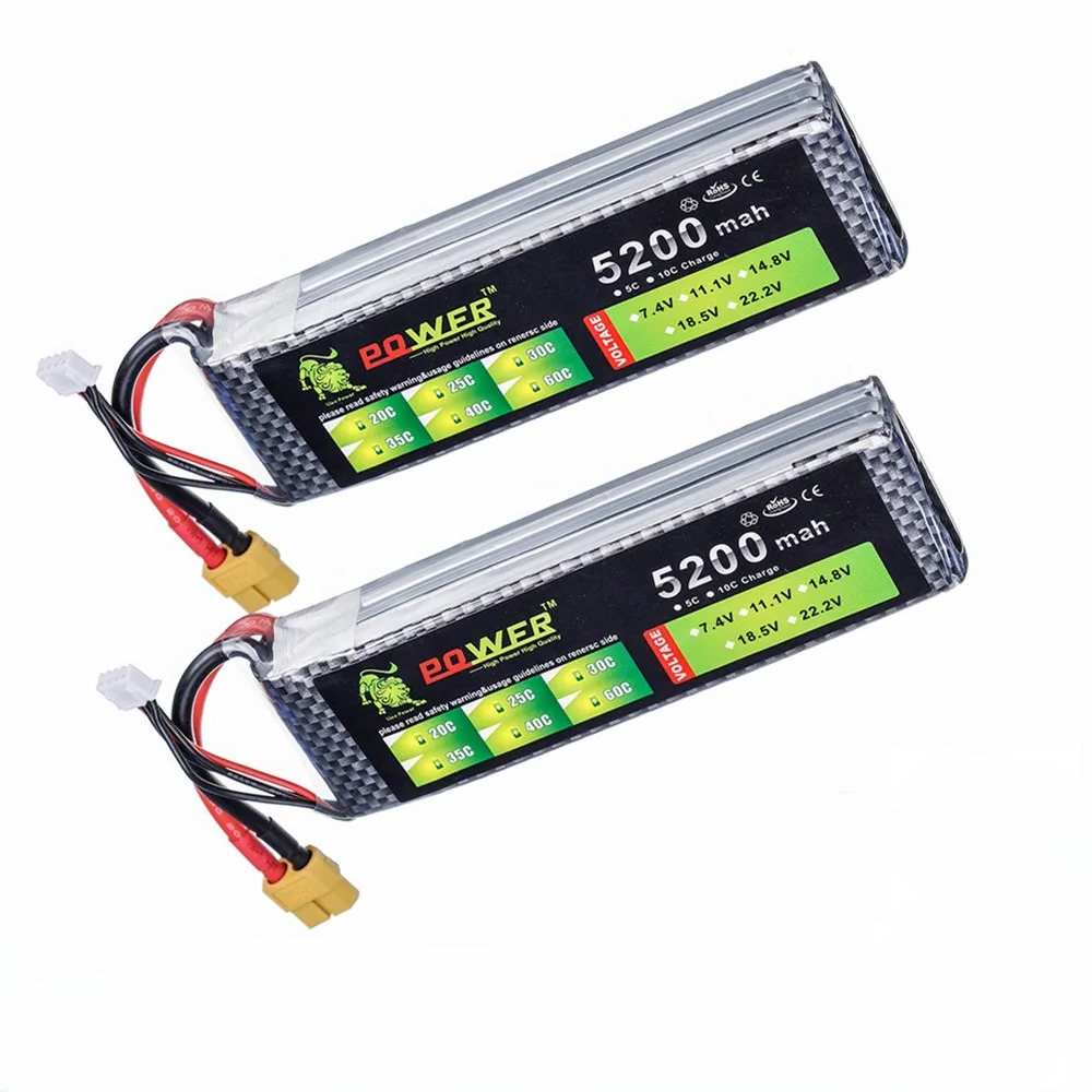 3S 5200mah 11.1V 60C Lipo Batt - Drone Zll Rc recensione e prezzo