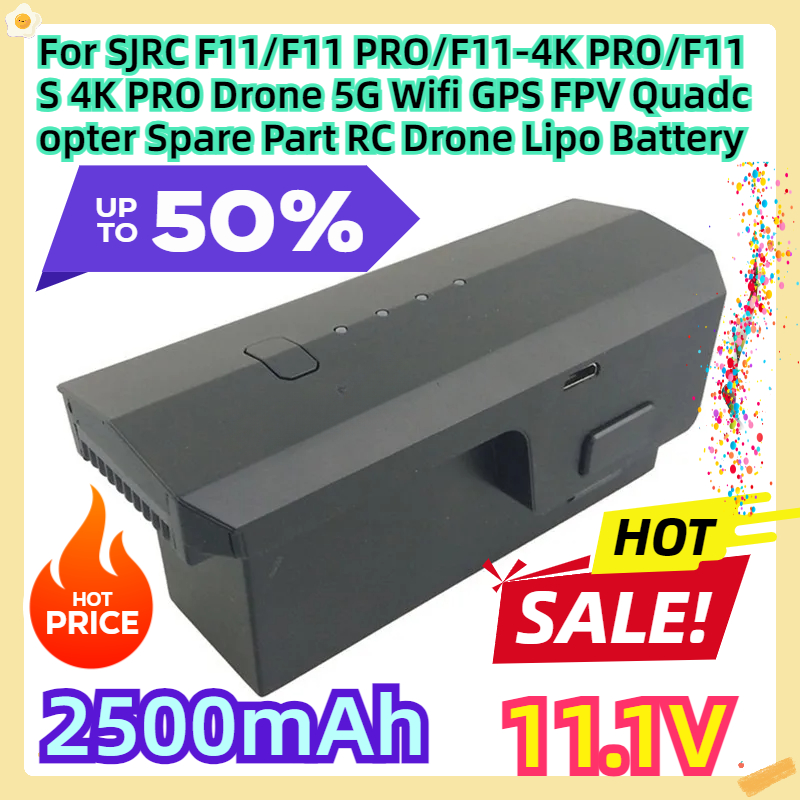 Batteria Lipo 11.1V 2500mAh pe - Drone Sjrc recensione e prezzo