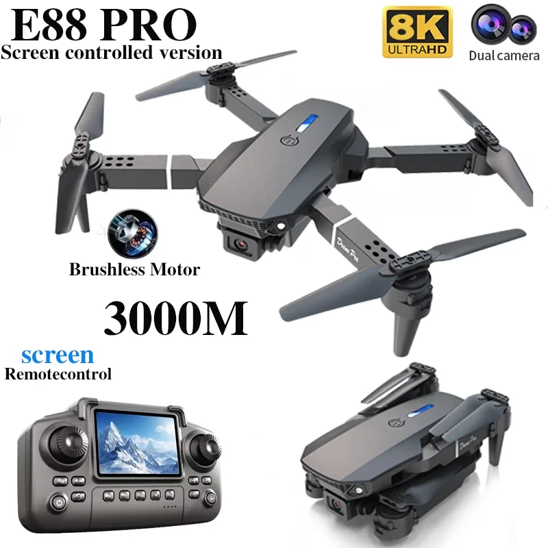 Drone E88 PRO con schermo, fot - Drone E88 Rc Quadcopter recensione e prezzo